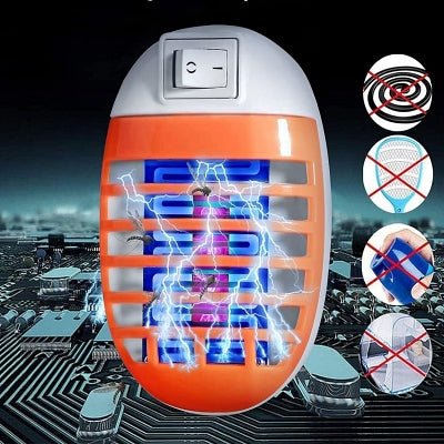 Lampe Anti Moustique - ElectricMosquitoKiller™ - Orange - STOP RONGEURS et INSECTES