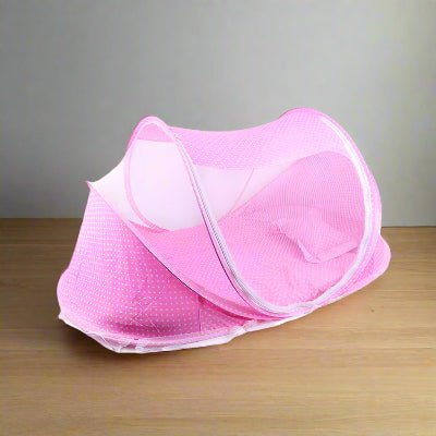 Moustiquaire - MosquiBaby™ - Pois Rose - STOP RONGEURS et INSECTES