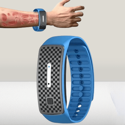 Bracelet Anti Moustique - MosquitoWatchBracelet™ - Bleu - STOP RONGEURS et INSECTES
