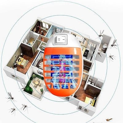 Lampe Anti Moustique - ElectricMosquitoKiller™ - Orange - STOP RONGEURS et INSECTES