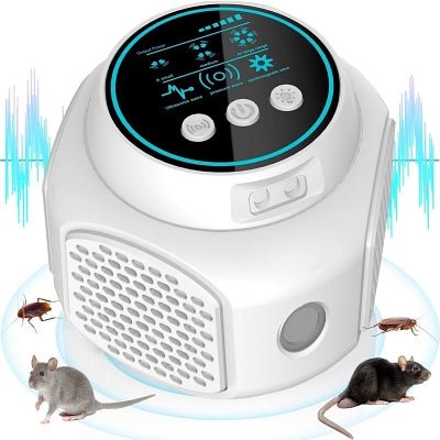 Répulsif Pour Souris - UltrasonicRodentRepellent™ - Blanc - STOP RONGEURS et INSECTES