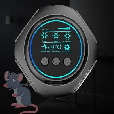 Répulsif Pour Souris - UltrasonicRodentRepellent™ - Noir - STOP RONGEURS et INSECTES
